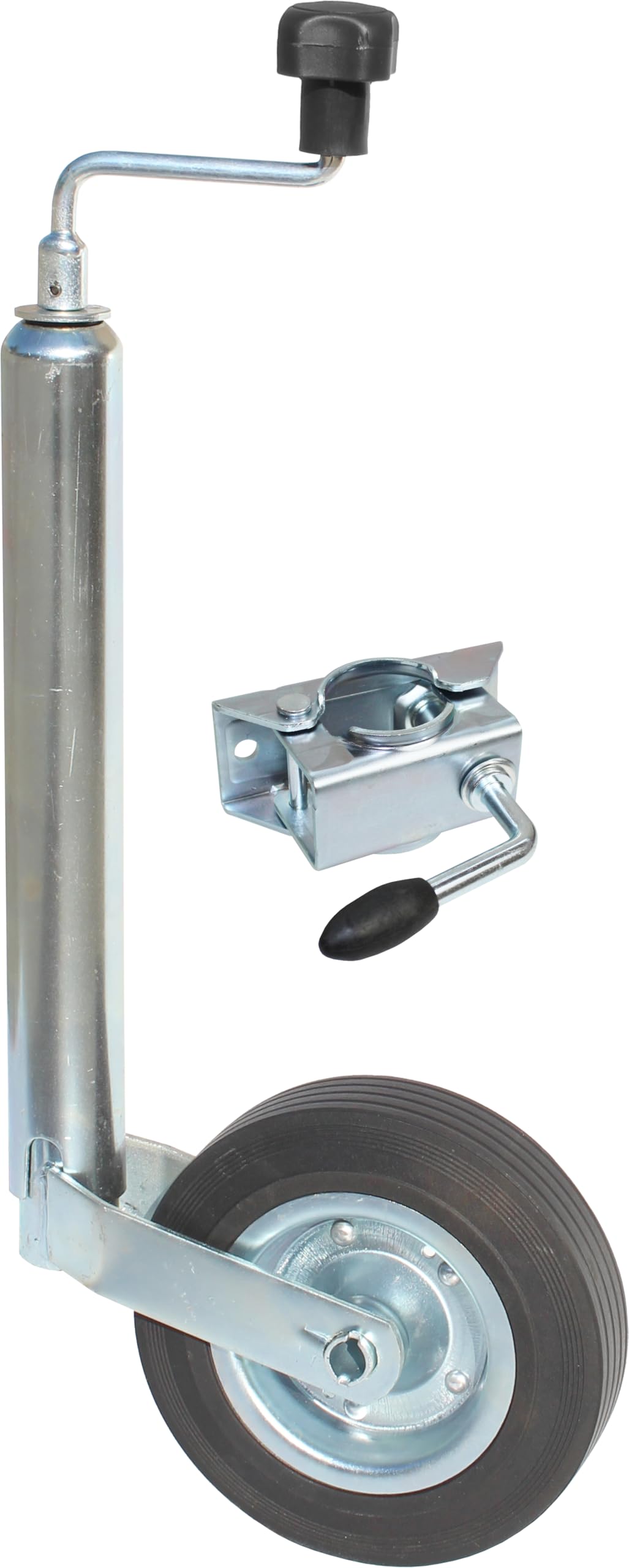 meinAnhängerersatzteil mAe 150kg / 90kg Anhängerstützrad Stützrad Bugrad für Pkw Anhänger + Halter