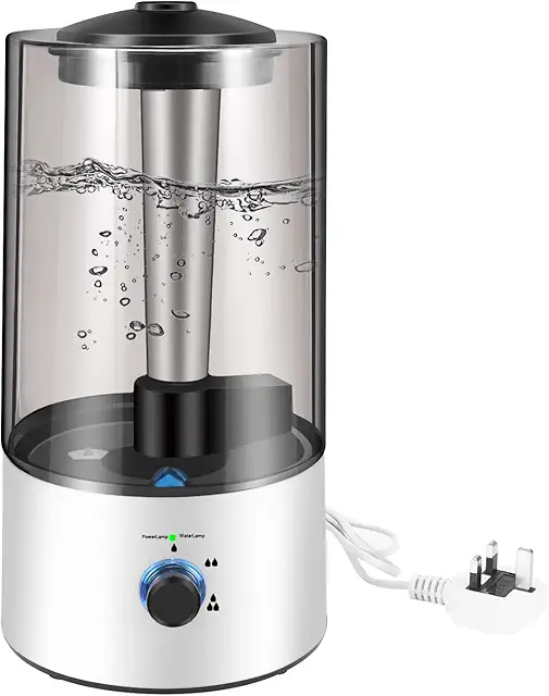 Tlilyy 4L Reptile Fogger Terrarium Humidifier with Adjustable Hose, UK Plug