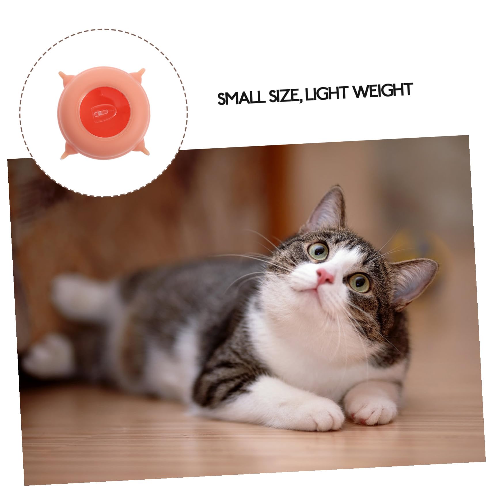 Mangiatoia in Silicone Rosa per Cuccioli, Pet Training Toy | Strumento per Alimentazione dei Piccoli Animali, Leggero, per Gattini e Cagnolini, Accessorio da Nutrizione
