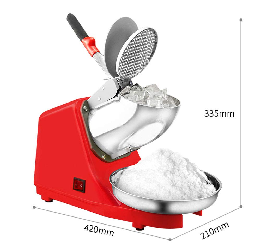 Trituradora de Hielo Profesional, Picadora de Hielo para Batidos y Mojito, Maquinas de Granizados con Mango Antideslizante, Hogar y Comercial, 1500r/min