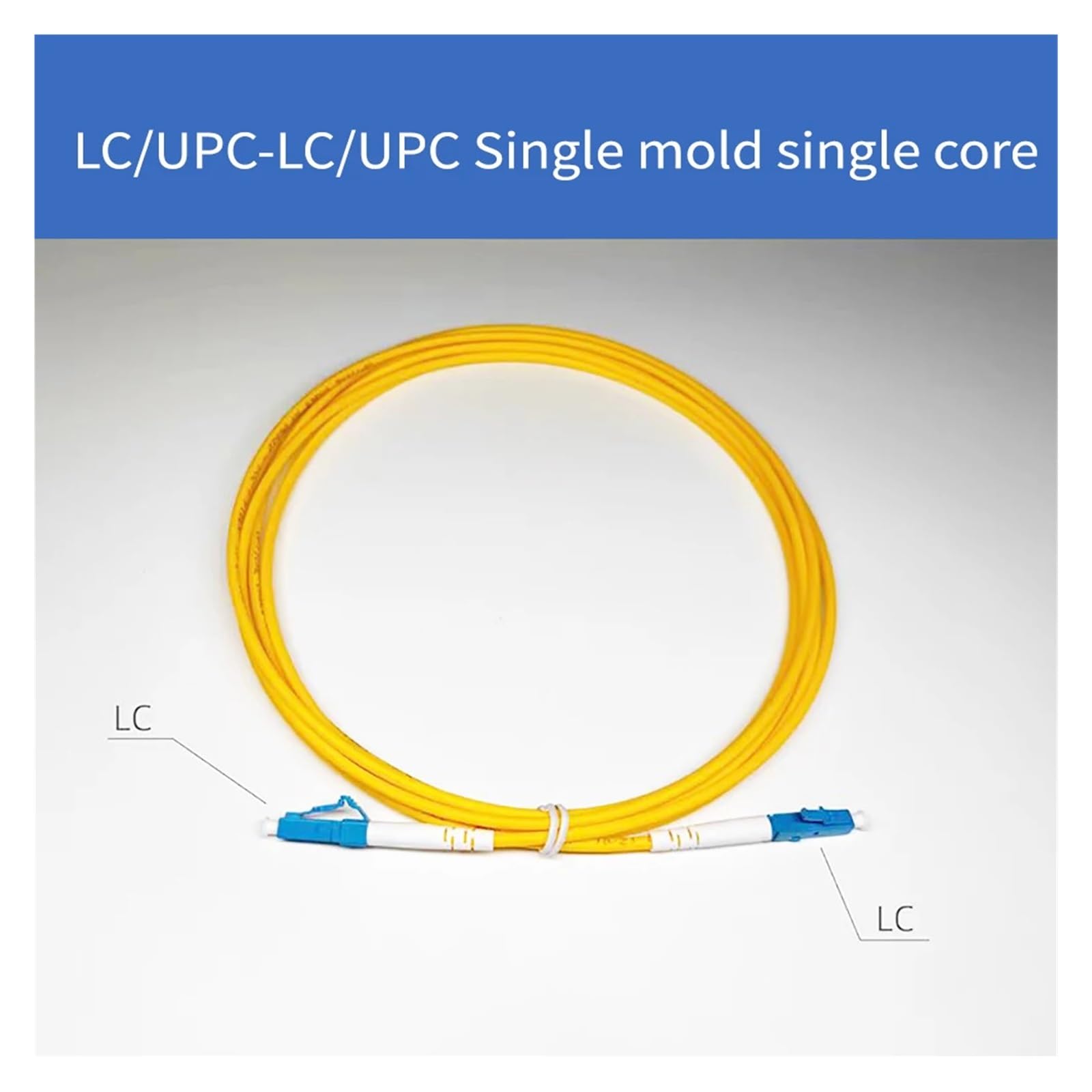 Cordon de raccordement à fibre optique monomode LC/UPC-LC UPC, rallonge de 2,0 mm et 3,0 mm(5M 3.0)