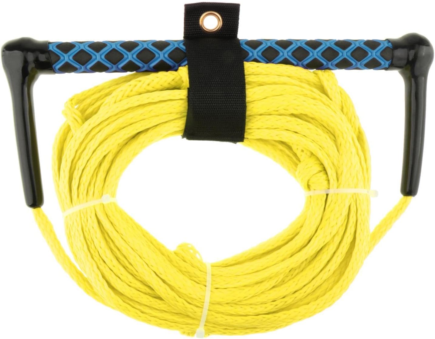 Almencla Wakeboard Water Ski Rope Boat Surfing Line with Handle Grip Wakeboard Tow Line 75ft Water Sports Accessories