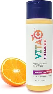 Vita C After Swim Swimmers Post-Swim Chlorine Removing Shampoo & Body Wash. Gently Eliminate Chlorine & Water Toxins. Patented Formula, Hydrates & Rejuvenates Hair and Skin - 8 Fl Oz