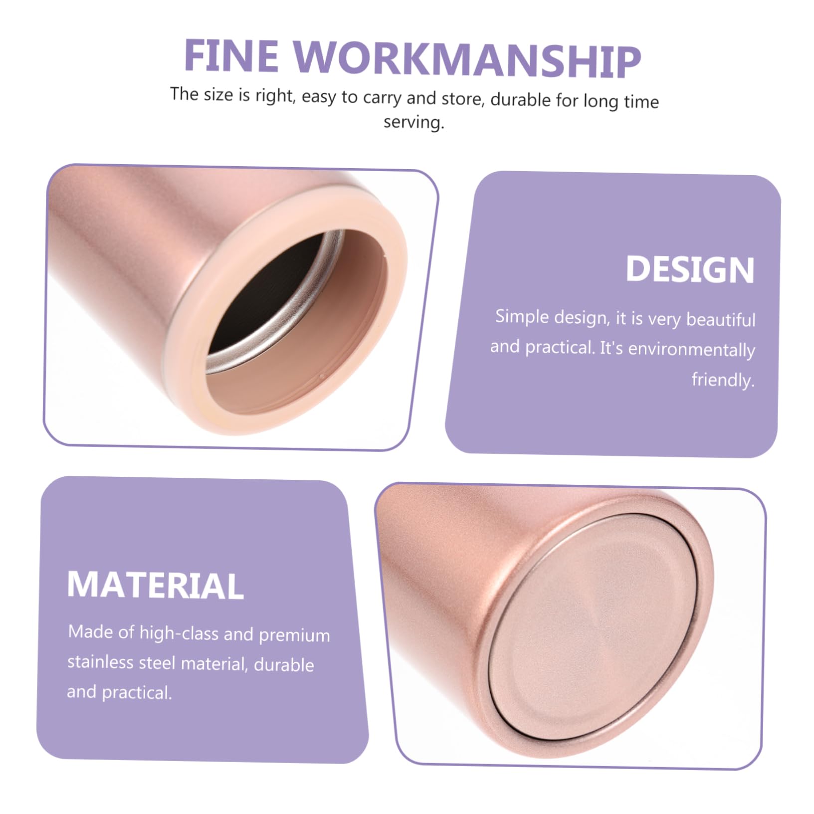 PRETYZOOM Bottle Insulated Cooler Beer Bottle Protector Nonslip Cover Stainless Steel Sleeve