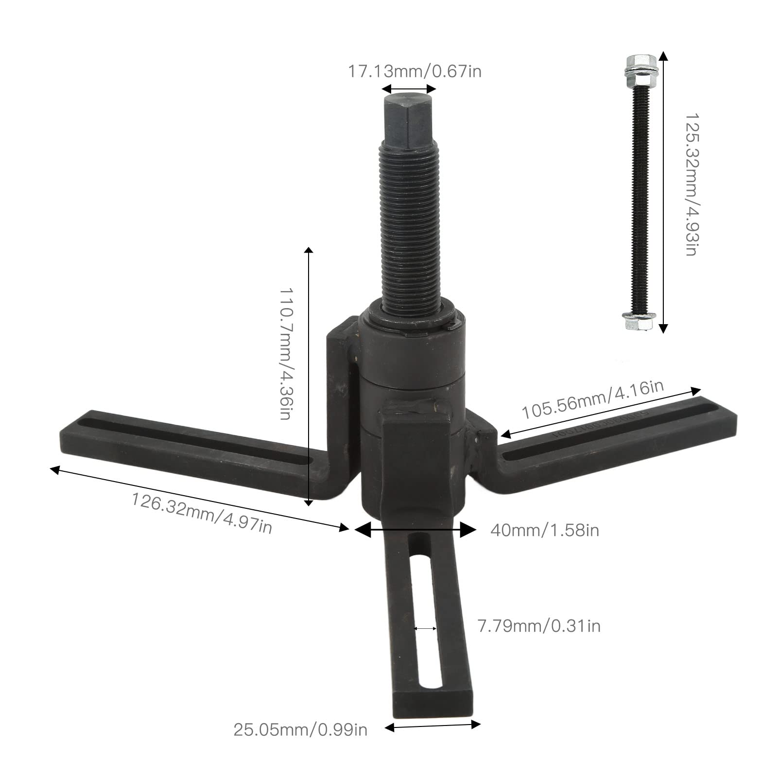 Carter Splitter Tool, Carter Splitter Separator Tool Verstelbare Arm Crank Case Puller Installer Kit voor ATV Motorfiets