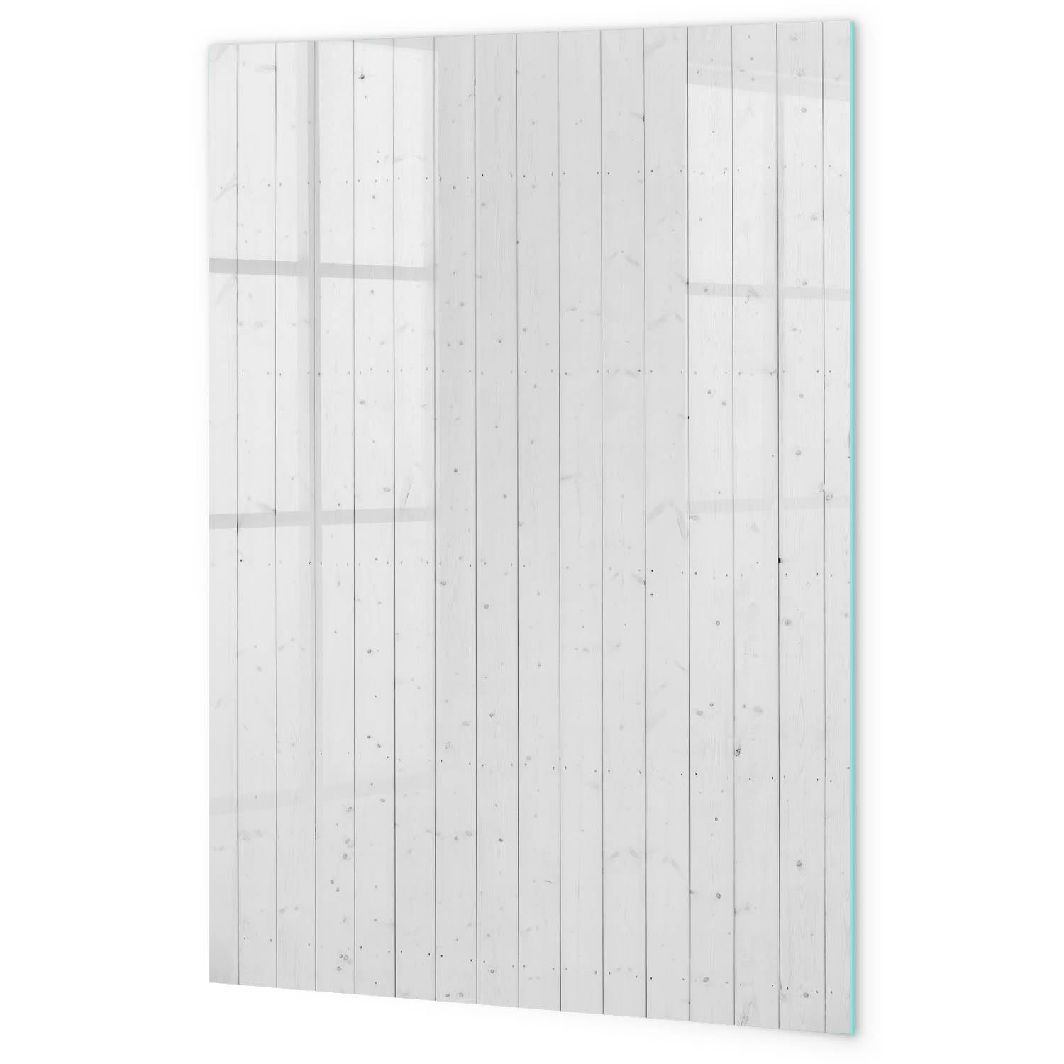 Lavagna in vetro magnetica da parete 60x120 cm | Legno naturale
