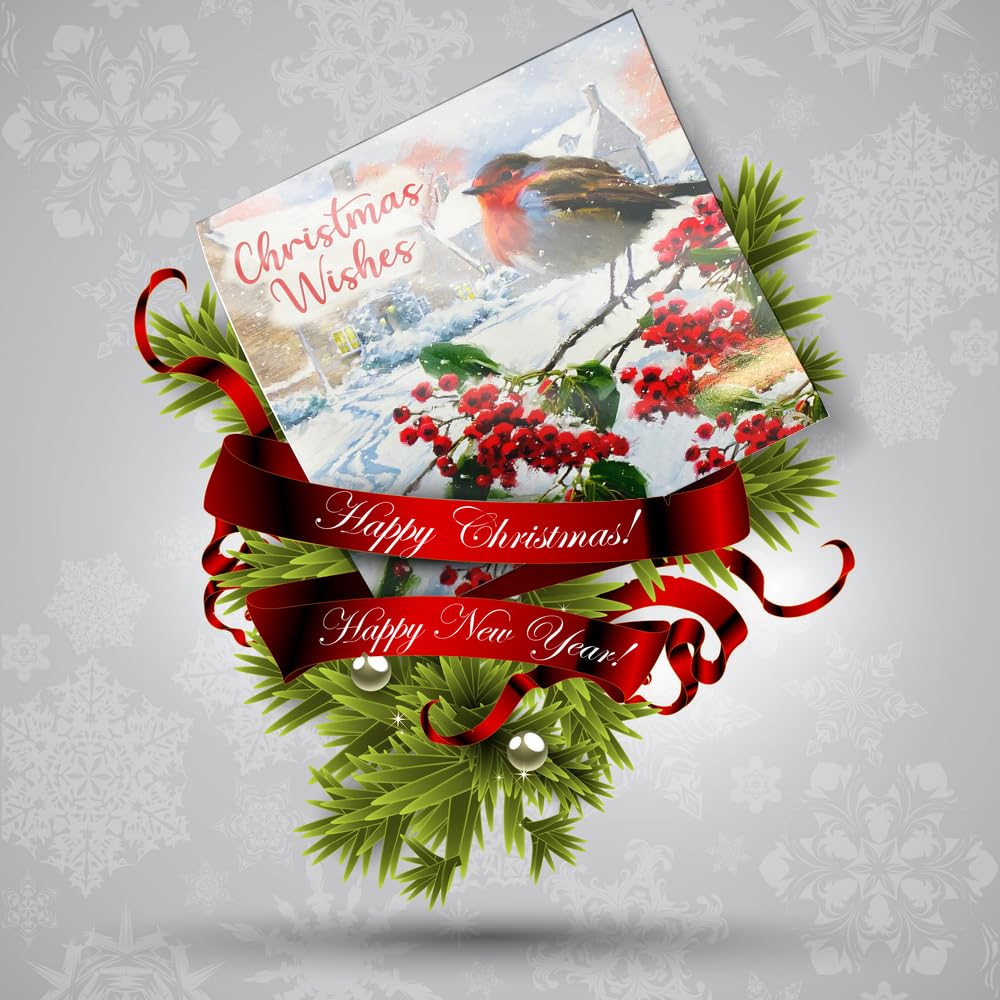 ZOPPER Charity Christmas Cards Pack of 30 with Envelopes, 6 Designs - Image 2