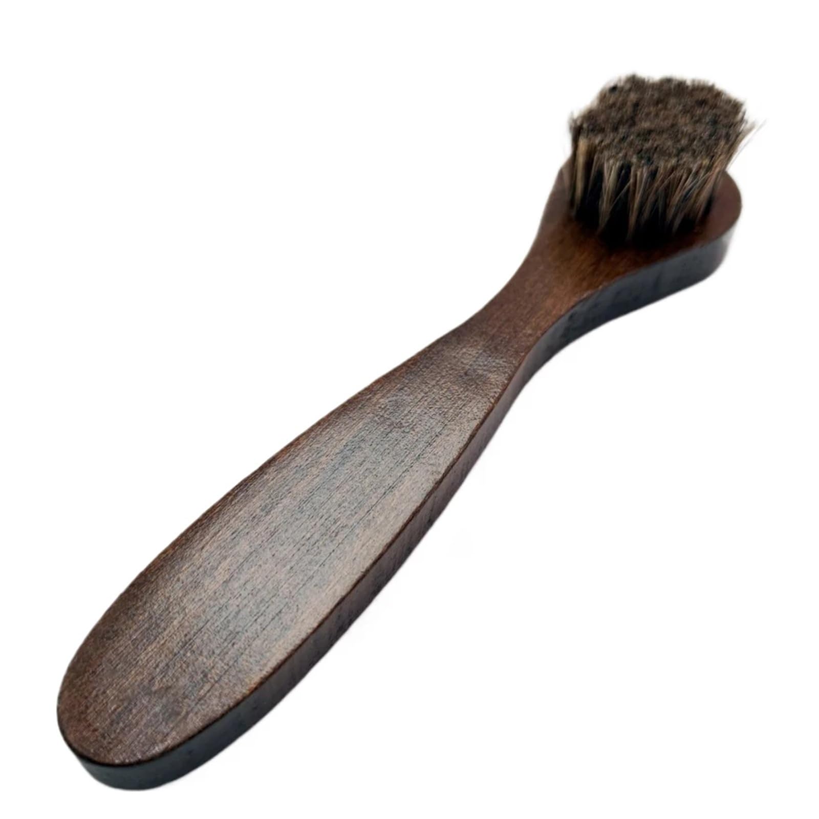 Horsehair brush Clean & Dust Durable Brush Long Wooden Handle Horsehair(Color 01)