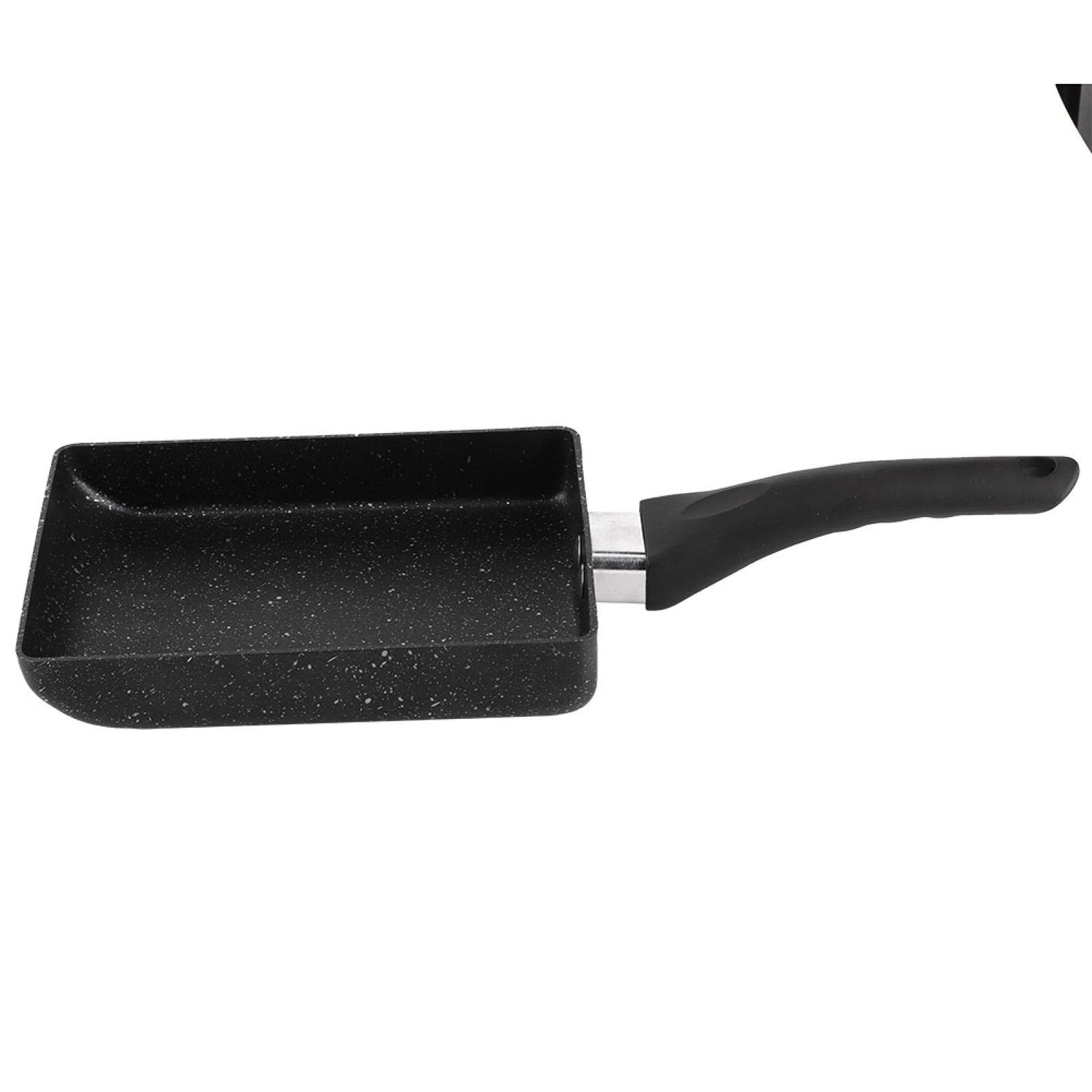 Tamagoyaki Cooking Pan Square Omelet Pan Non Stick Egg Frying Pan Pancake Pan with Plastic Handle Breakfast Sandwich Crepes Maker Kitchen Cooking Tool
