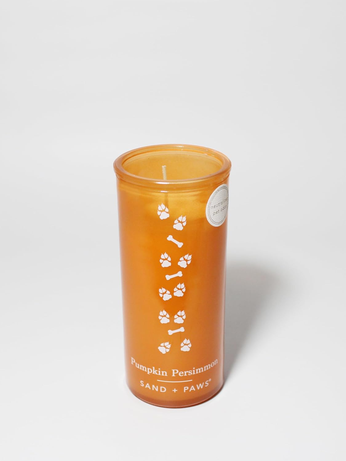 Sand + Paws Pumpkin Persimmon 10.5 oz Scented Candle - Autumn Home Fragrance, Neutralizes Odors, Sulfate and Cruelty Free – 100% Cotton Lead-Free Wicks - 10.5 oz - Image 2