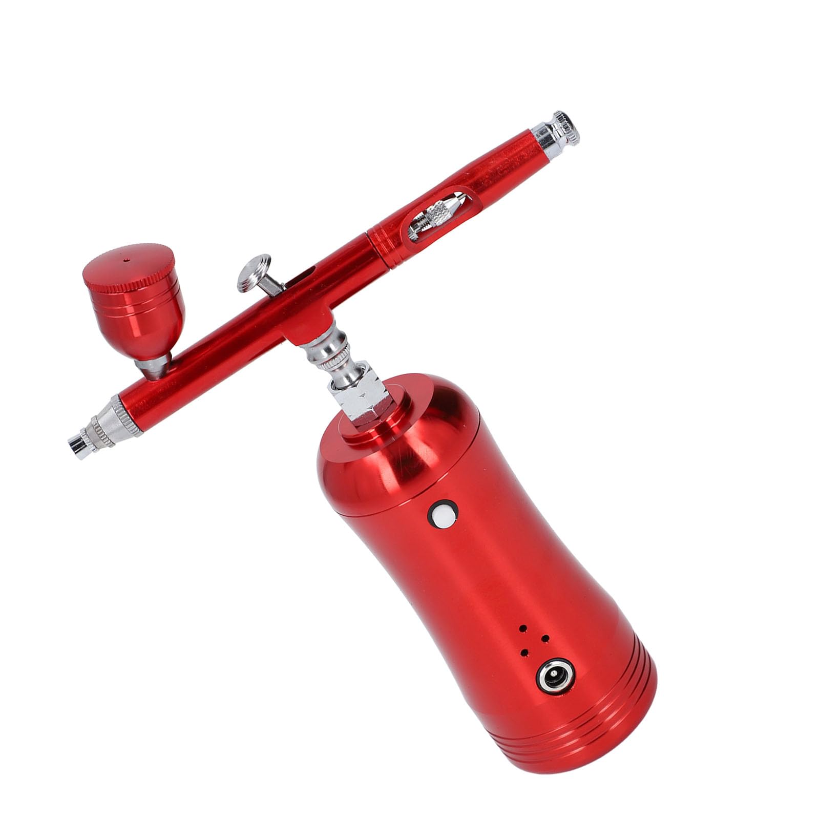 FTVOGUE Airbrush-Set, Kabelloser Mini-Kompressor, Aluminiumlegierung, 17,4 PSI, Wiederaufladbares Luftpinsel-Set für Nagelkunst, Modellmalerei, Kuchendekoration, Künstler, Anfänger