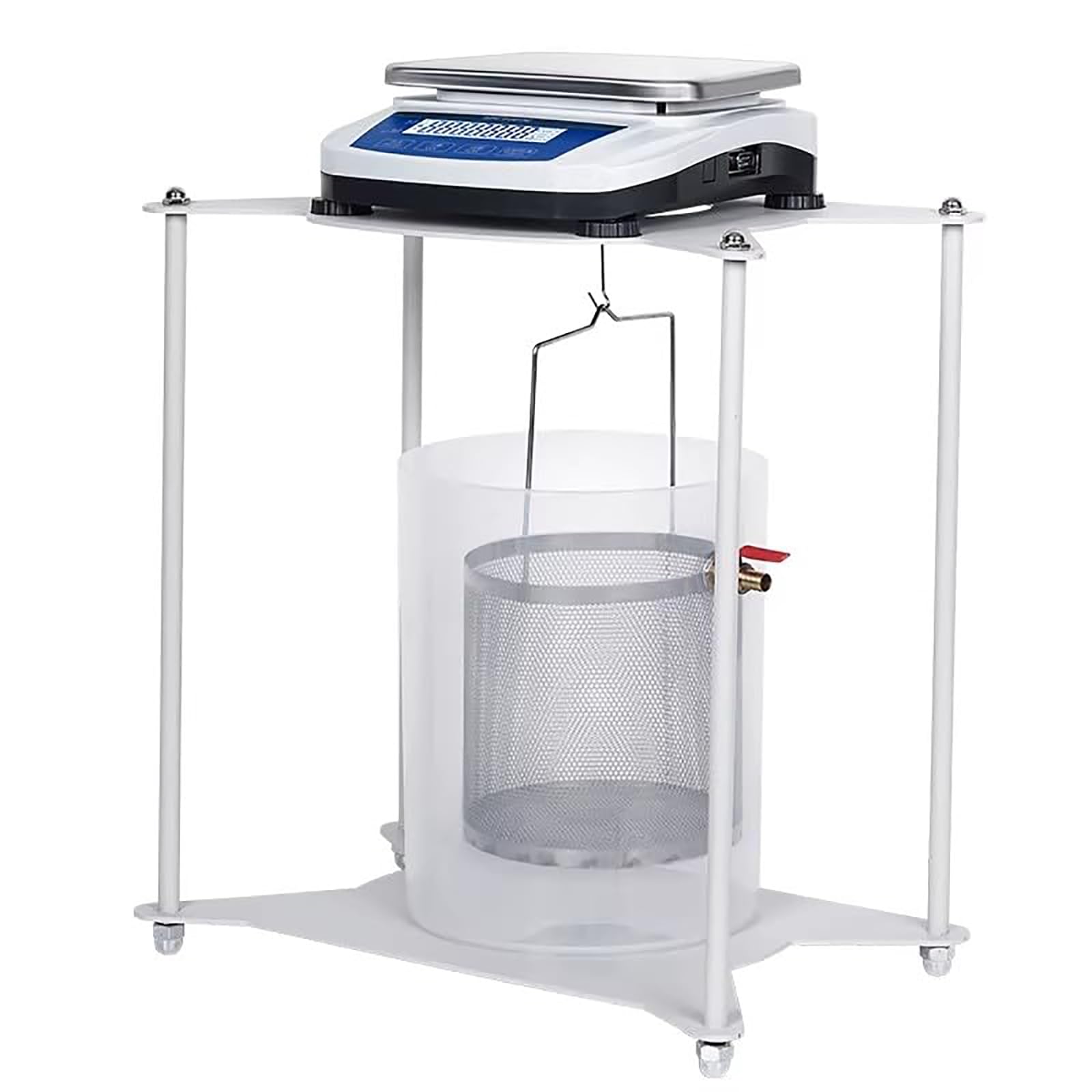 NGARY Bilancia Idrostatica Elettronica di Precisione, Bilancia Idrostatica Digitale da Laboratorio, capacità 5000 G E Leggibilità 0,1 G, unità Commutabile G/kg/lb, per Uso Industriale