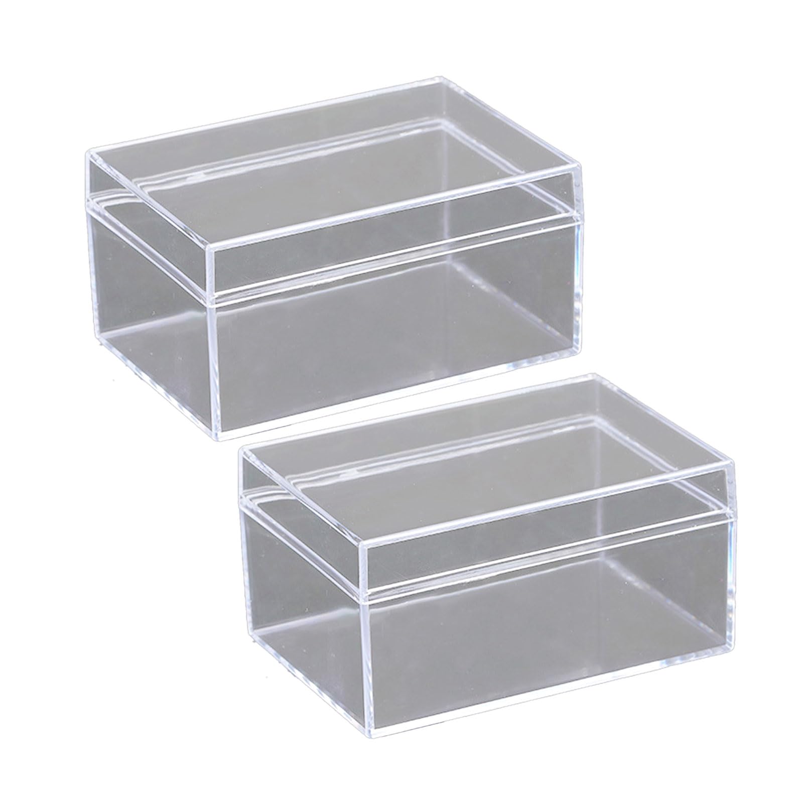 Msioytog Multicolor Deck Cards Container Storage Case Clear Holder Decks Box Playing Cards Case Packing Deck Organizers Box Card