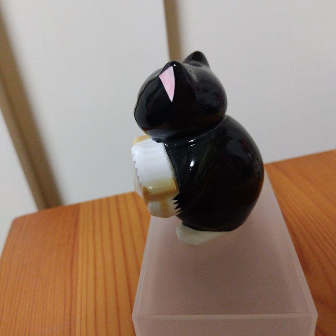 Amazon.co.jp: 黒猫楽団 セブンコーポレーション 猫置物