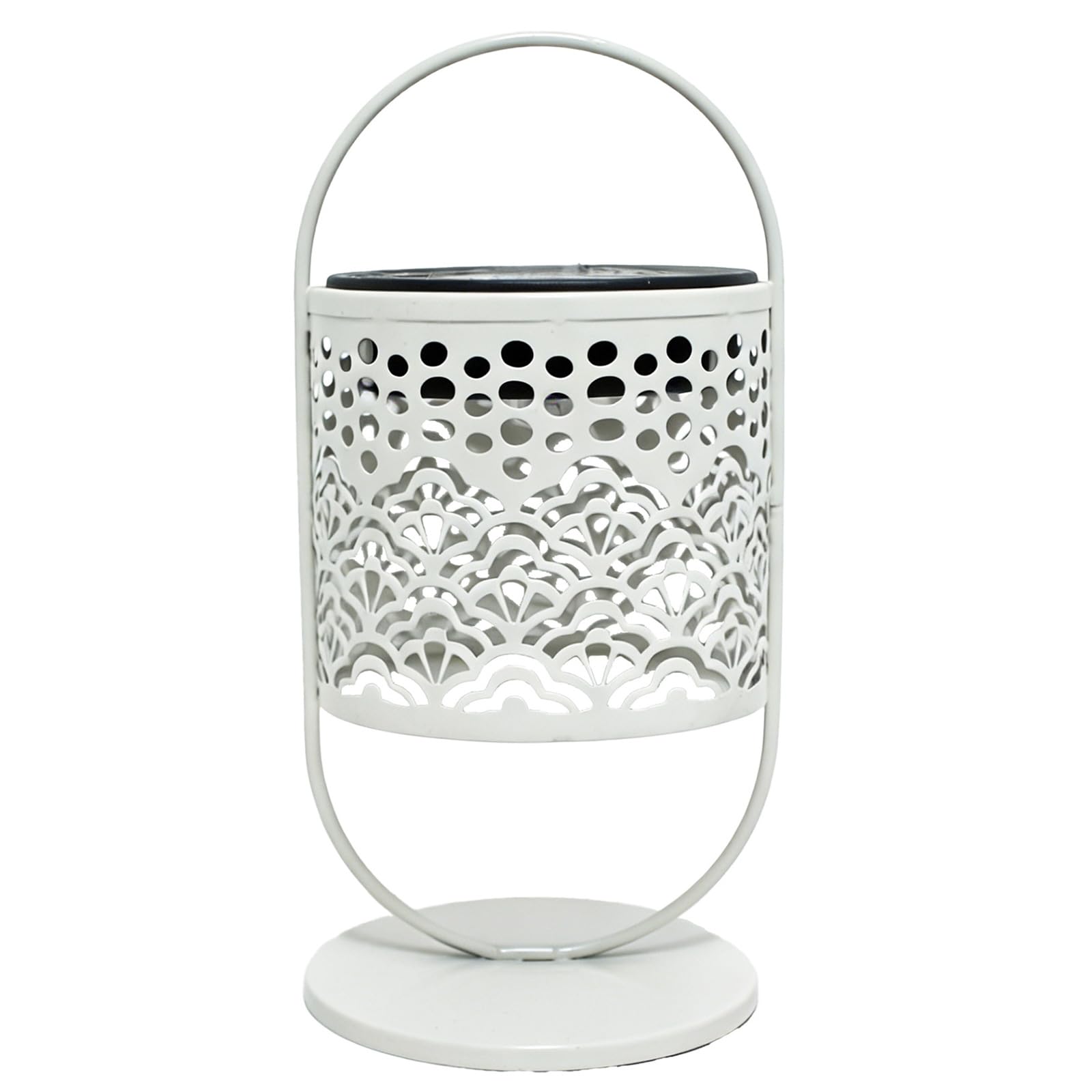 NVOQILIN Solar Light for Patio Yard and Pathway Outdoor Fence Lighting Decoration Garden Hanging Solar Iron