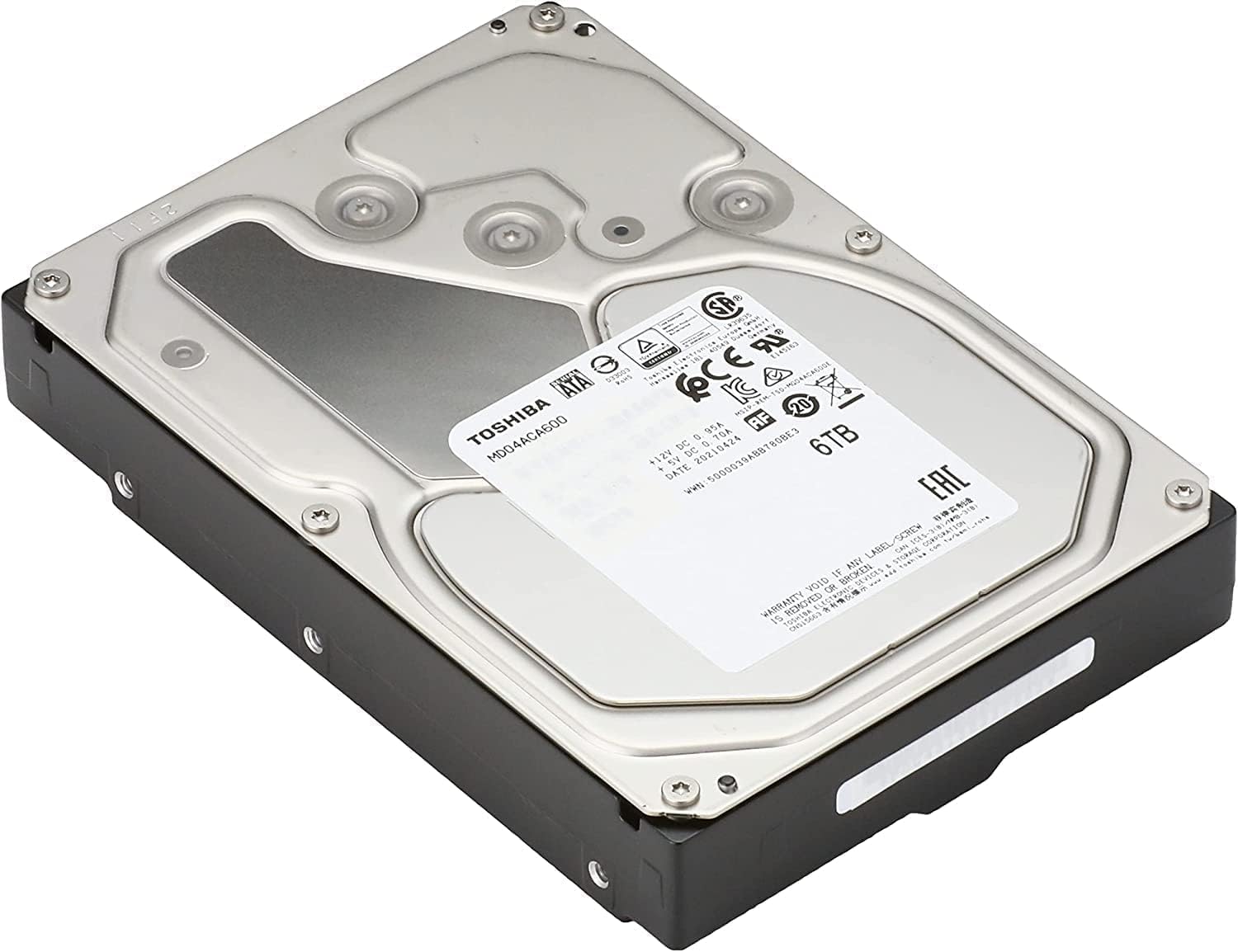 Amazon | 適用する東芝3.5インチ HDD 6TB PC サーバー ビジネス 向け