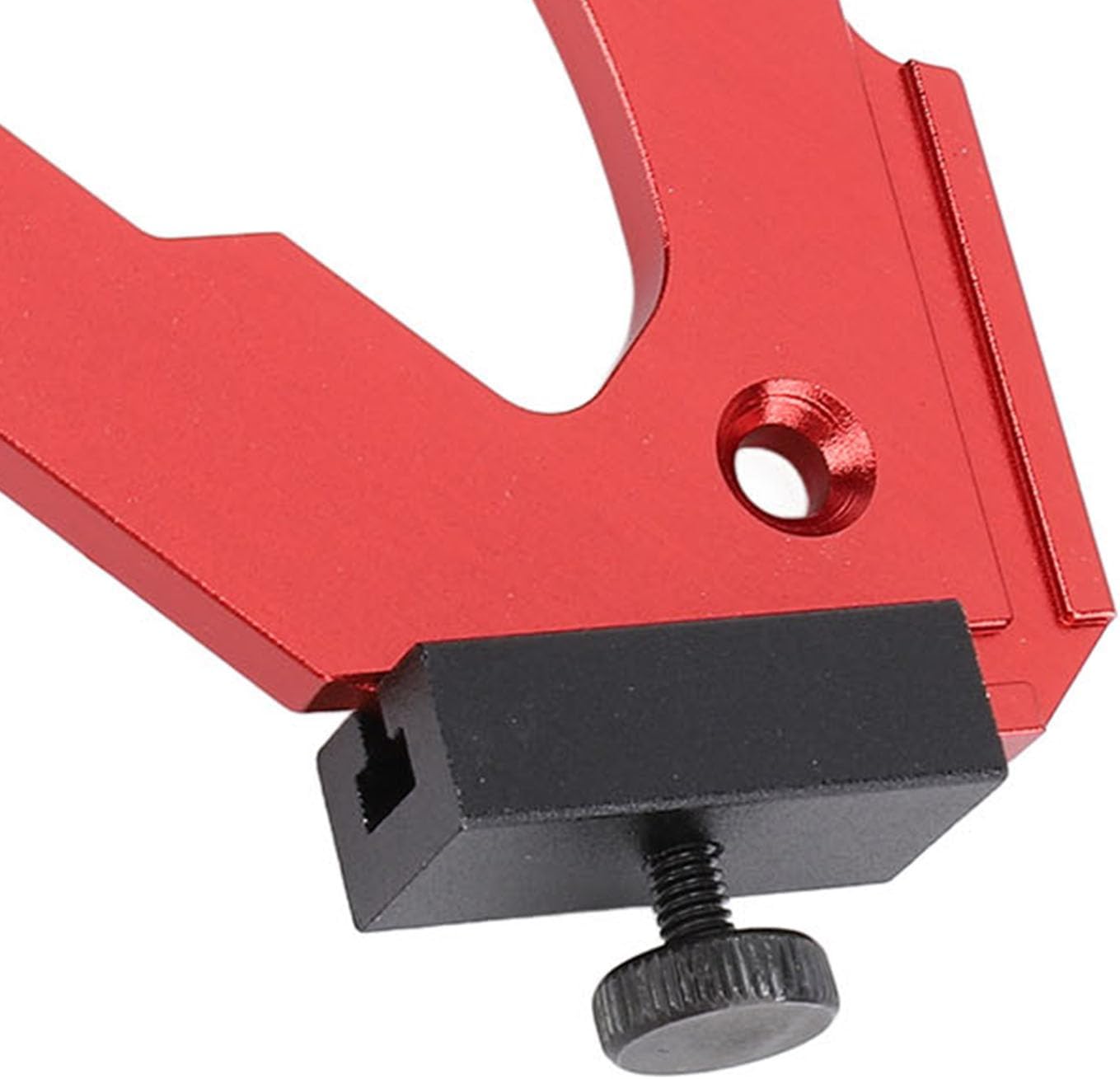 Rounded Corners Router Bit Template, Radius Jig for Woodworking, Accurate Corner Shaping Tool with Quick Clamp, Aluminum Alloy Round Corner Template for Table Edges and Trim