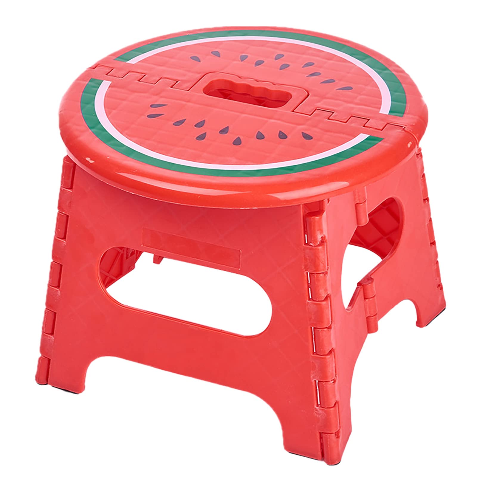 Silla plegable de plástico Creativo Taburete diseño de fruta taburete bajo portátil al aire libre casa jardín banco pequeño