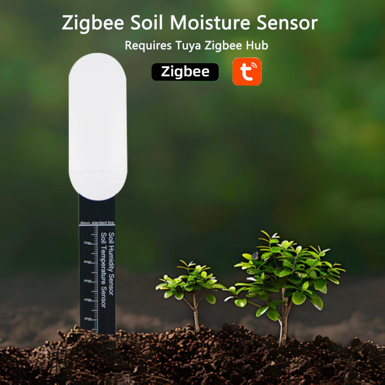 Smart Soil Moisture Meter: Zigbee Soil Moisture Sensor with App Control, Historical Record - Image 2