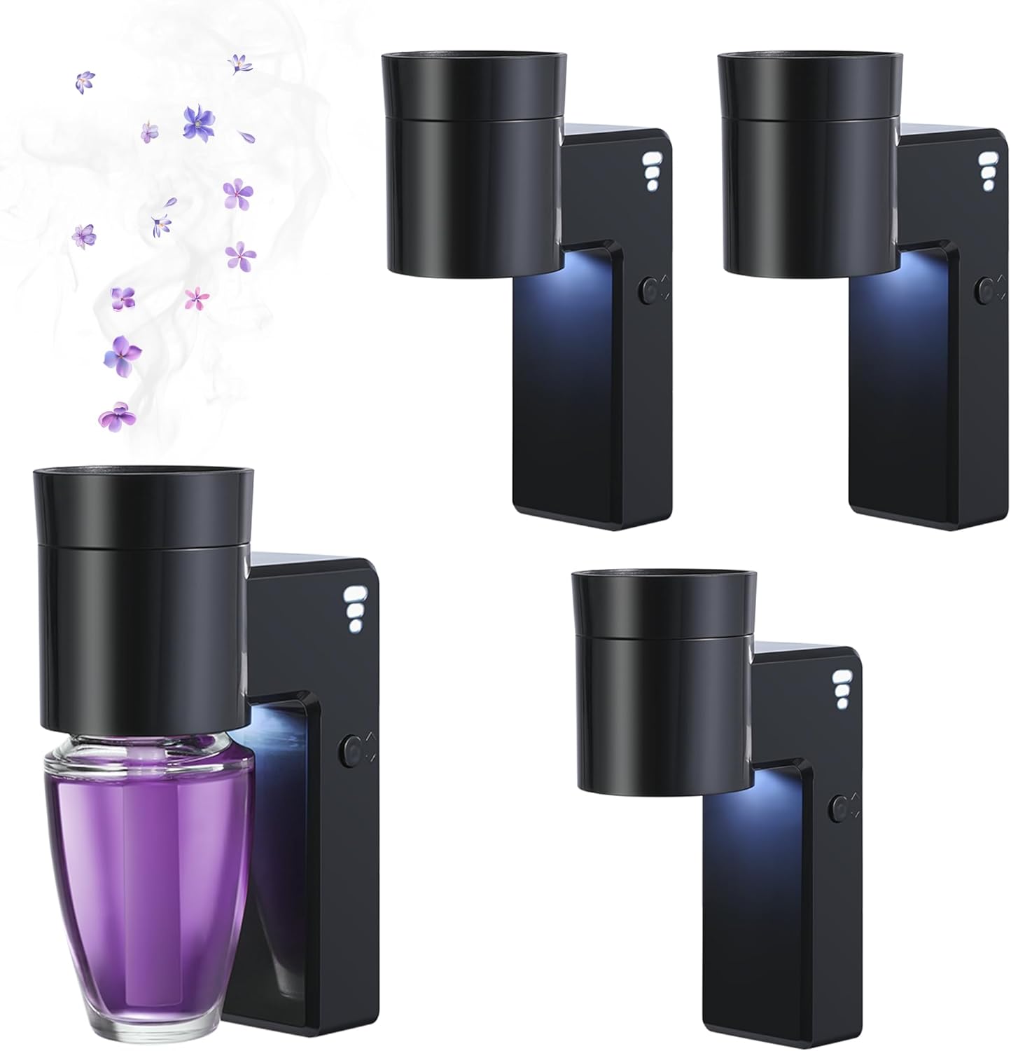 Amazon.com: 4 PCS Wall Fragrance Plug in with Night Light Compatible ...