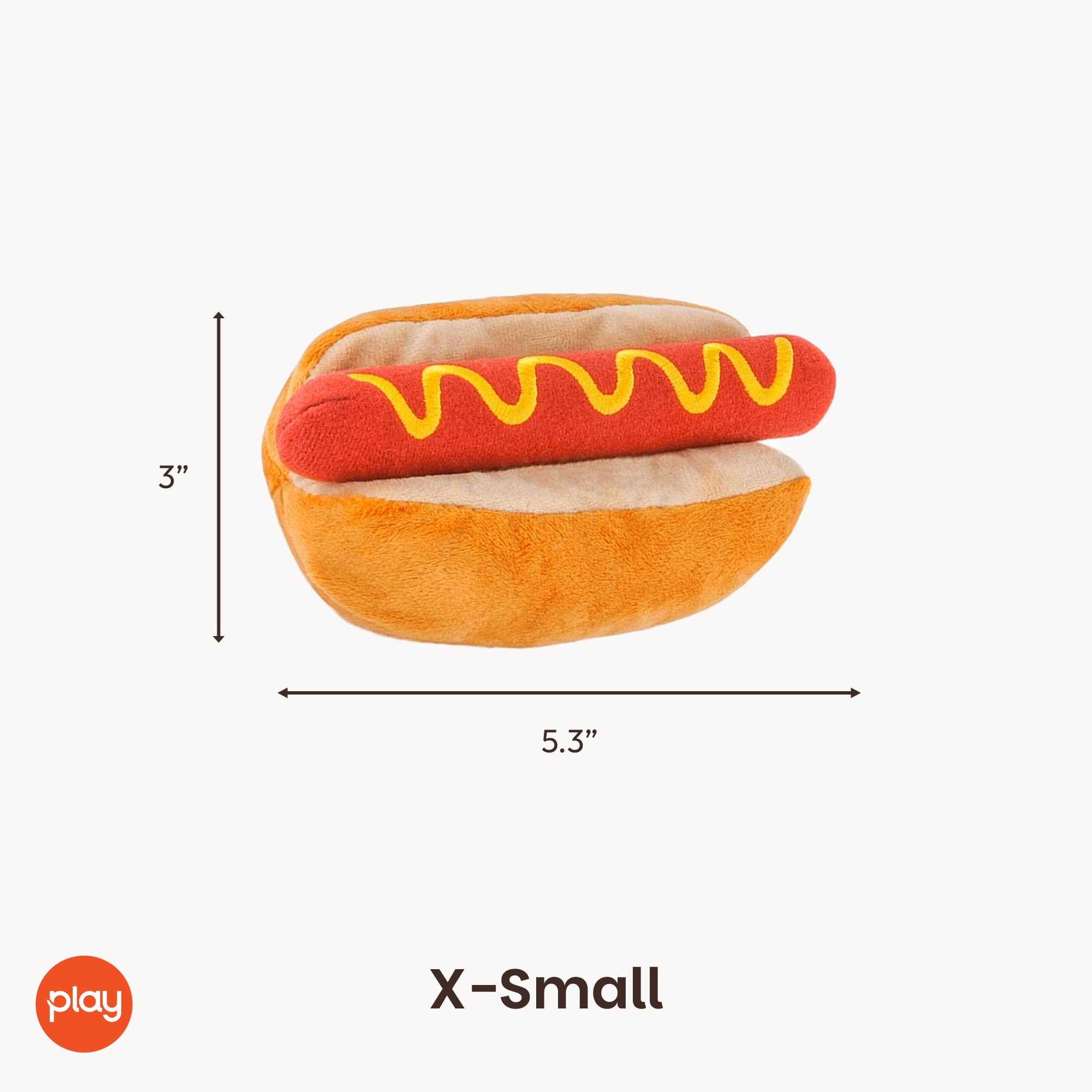 Play Dog Toy_Plush Toy - Hot Dog_XS : Amazon.ca: Pet Supplies