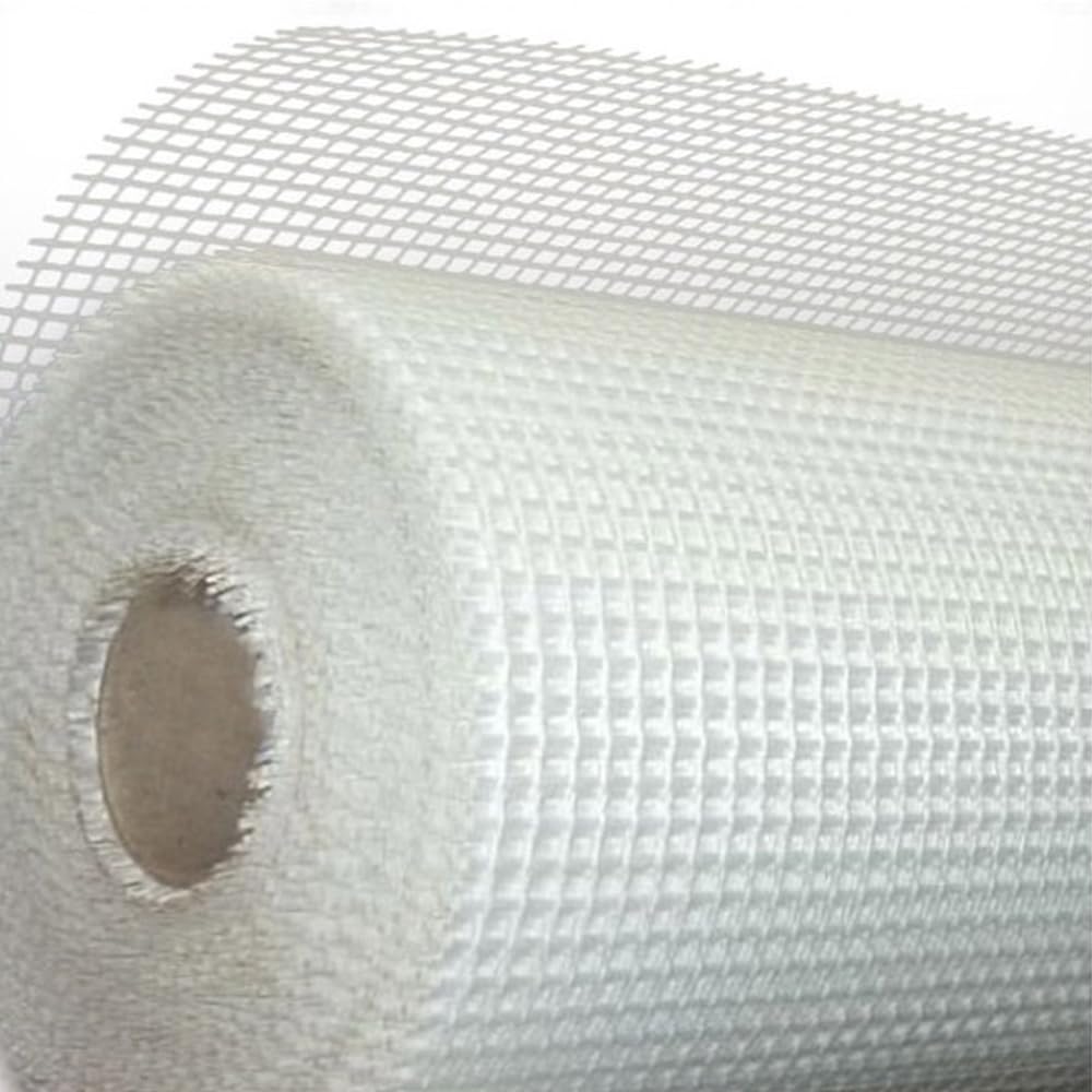 Treillis en Fibre de Verre quadrillé (10 m x 1m) - Idéal pour les réparations au mortier et l'étanchéité des surfaces
