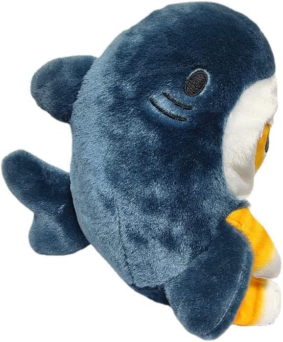 Miniatura 4 de MUSFT Lindo juguete de peluche de tiburón y gato, almohada suave de felpa para decoración del sofá del hogar, el mejor regalo para niños (gato de