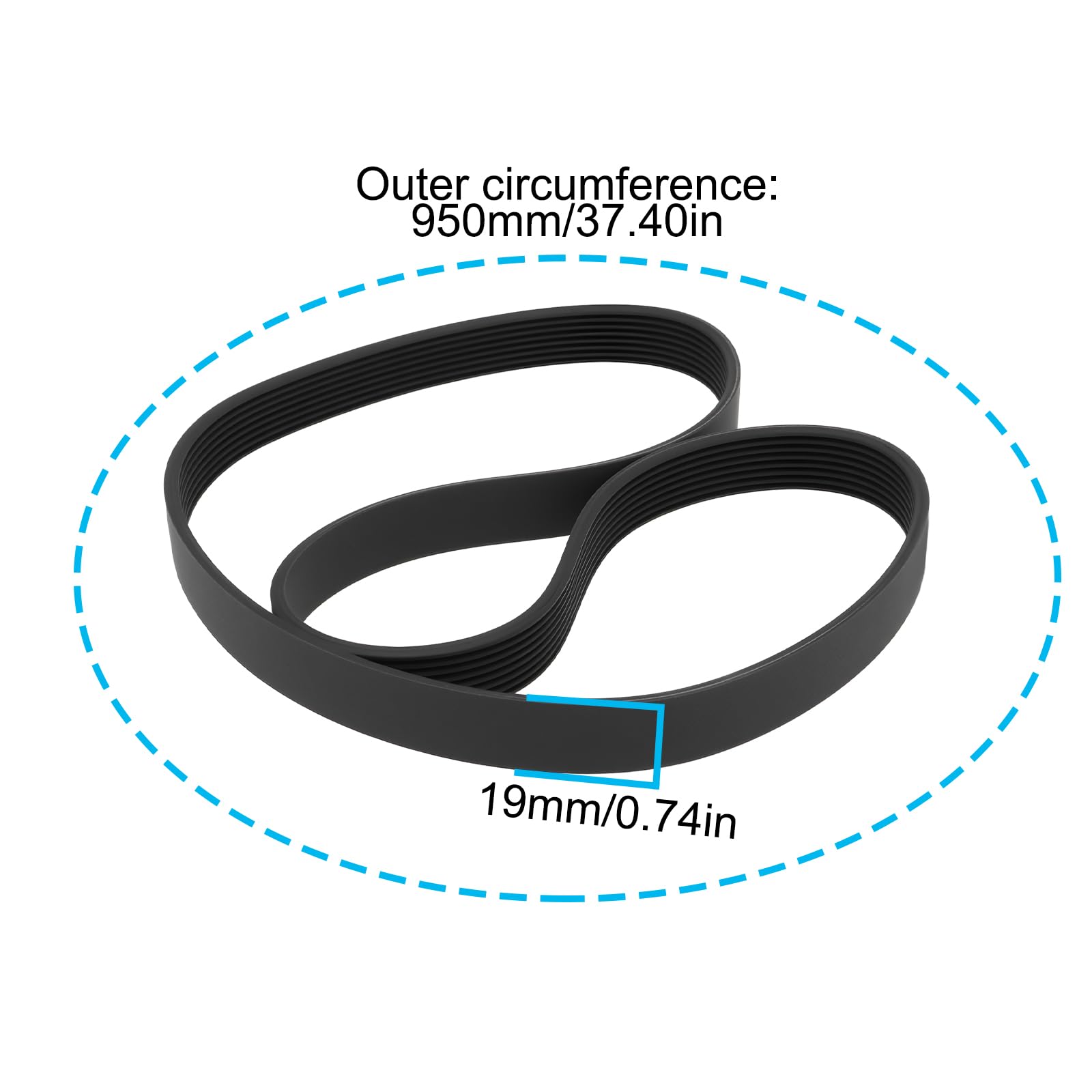 754-0430, 954-0430 Courroie D'entraînement De Rechange Pour Souffleuse à Neige à 2 étapes MTD