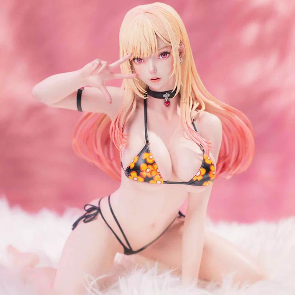DEXSHUN Kitagawa Marin Figura Anime Traje de baño Marin Estatua Estilo Realismo