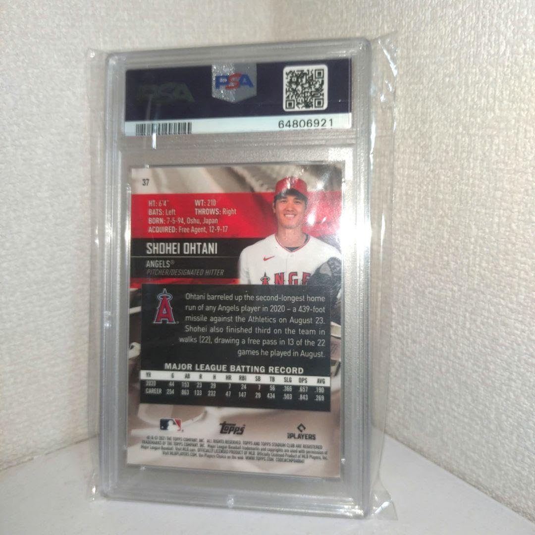 Amazon.co.jp: Topps STADIUM CLUB 大谷翔平 Refractor PSA10 