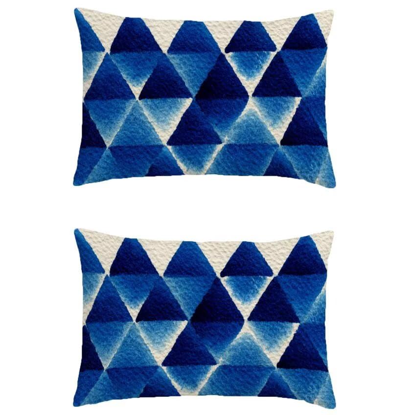 Taie oreiller double sided printing housse coussin exterieur lin impermeable