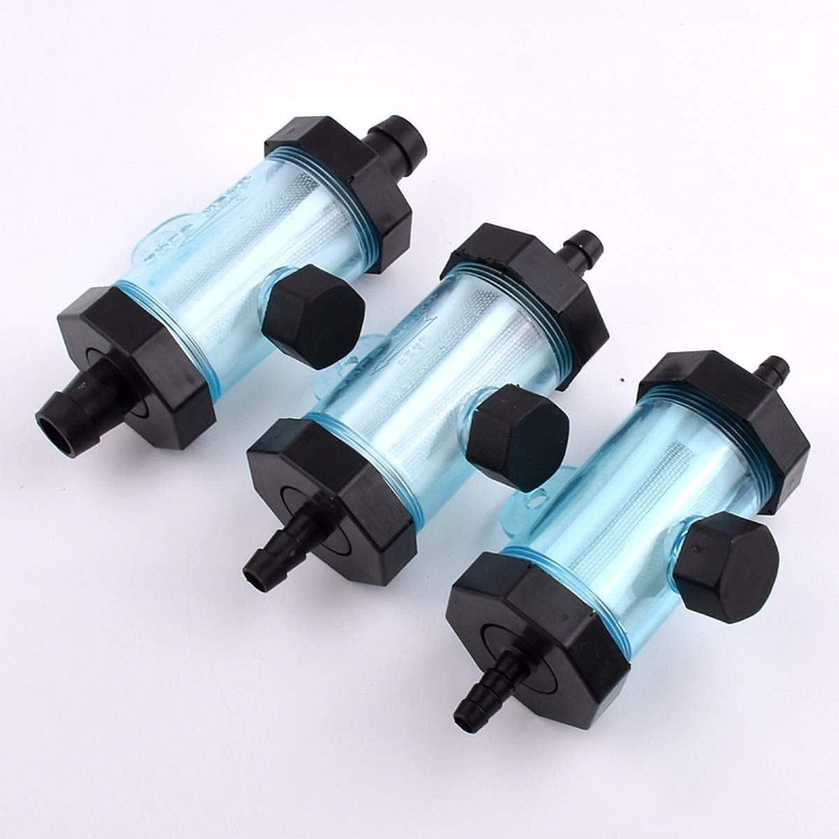 10 Stück weiße Haushaltsschlauchfilter 8 mm Wasserpumpenfilter
