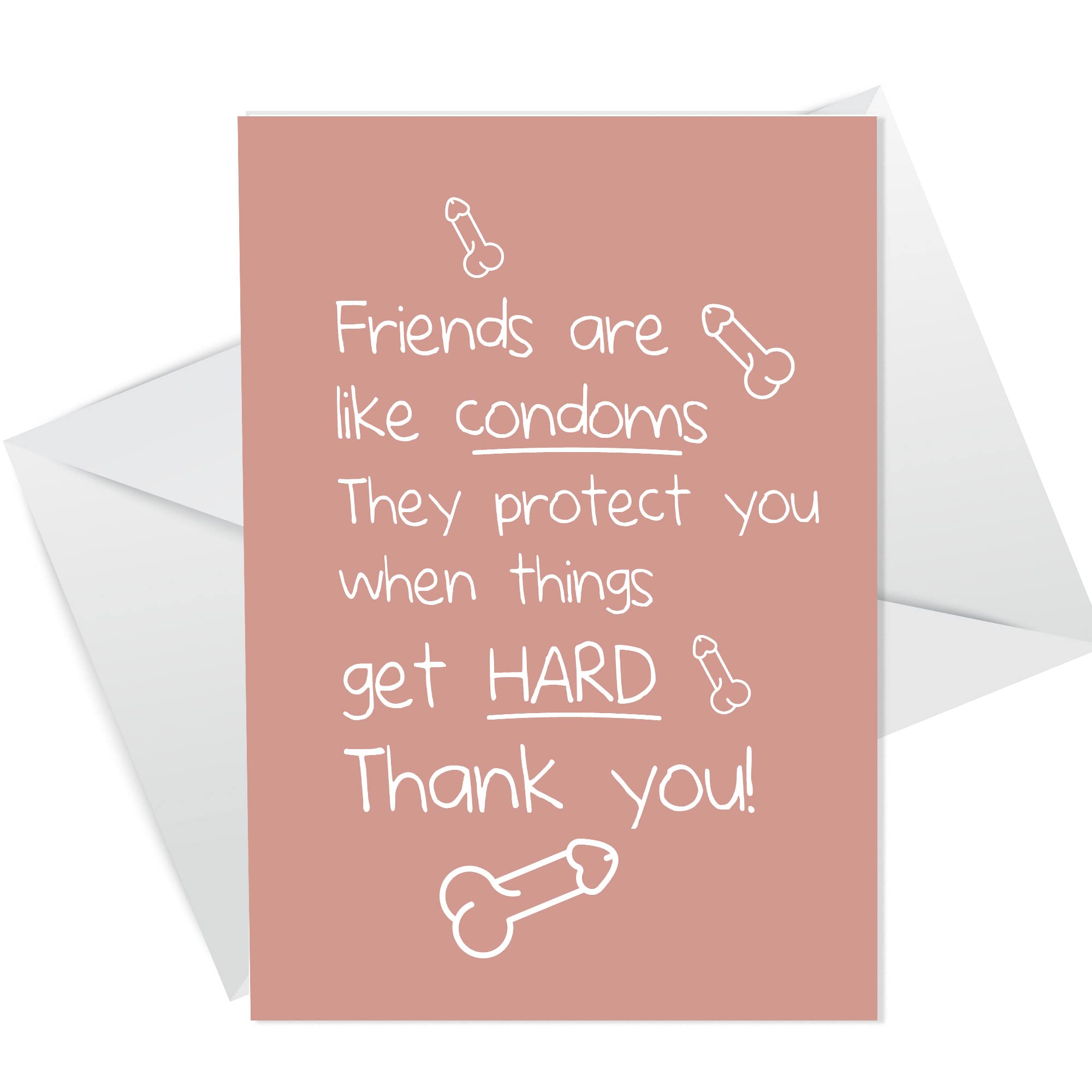 RED OCEAN Birthday Card For Best Friend Funny Humour Card Novelty Card For Him Her