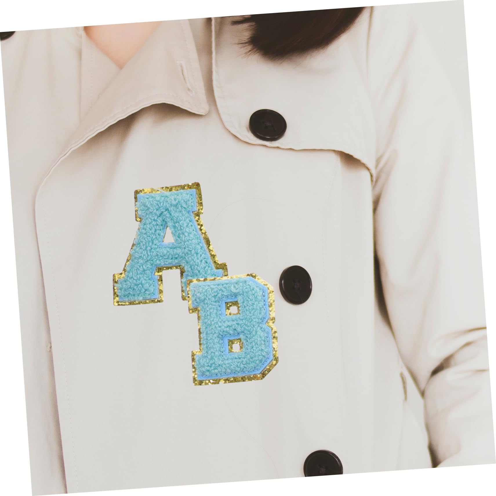 STOBOK 52pezzi Toppe Decorativa Ricamate Per Cucito Adesivi Multiuso Per Riparazione Abbigliamento Jeans Borse e Cappelli Di Patches Lettera