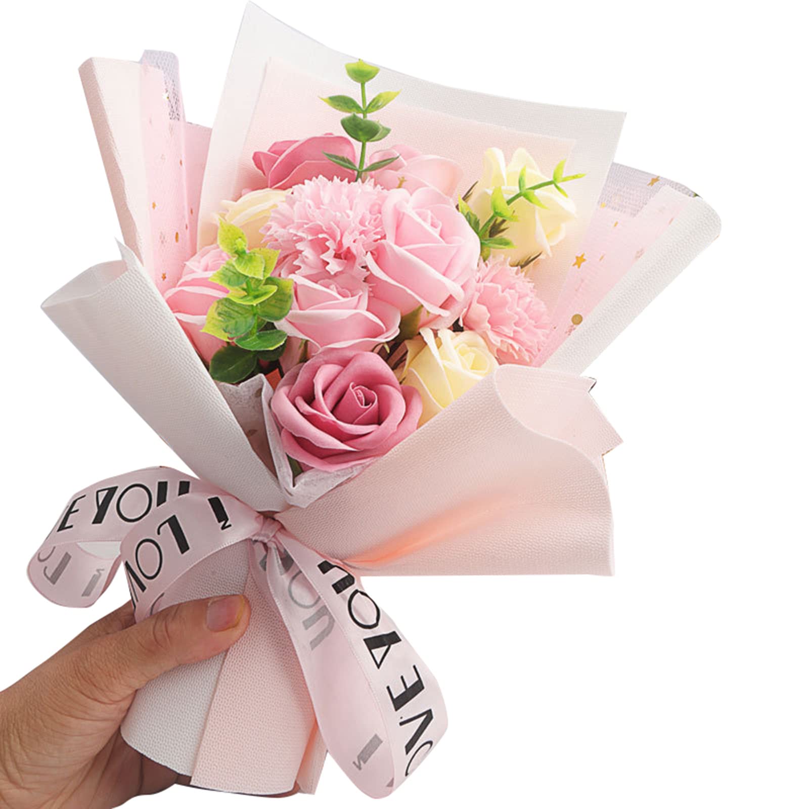 Amazon｜ソープフラワー 造花 母の日 プレゼント 花束 インテリア 大切