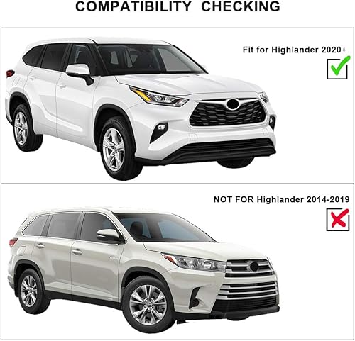 Miniatura 2 de Snailfly Estribos aptos para Toyota Highlander L LE XLE XSE Limited Platinum Hybrid Bronze Edition 2020-2025