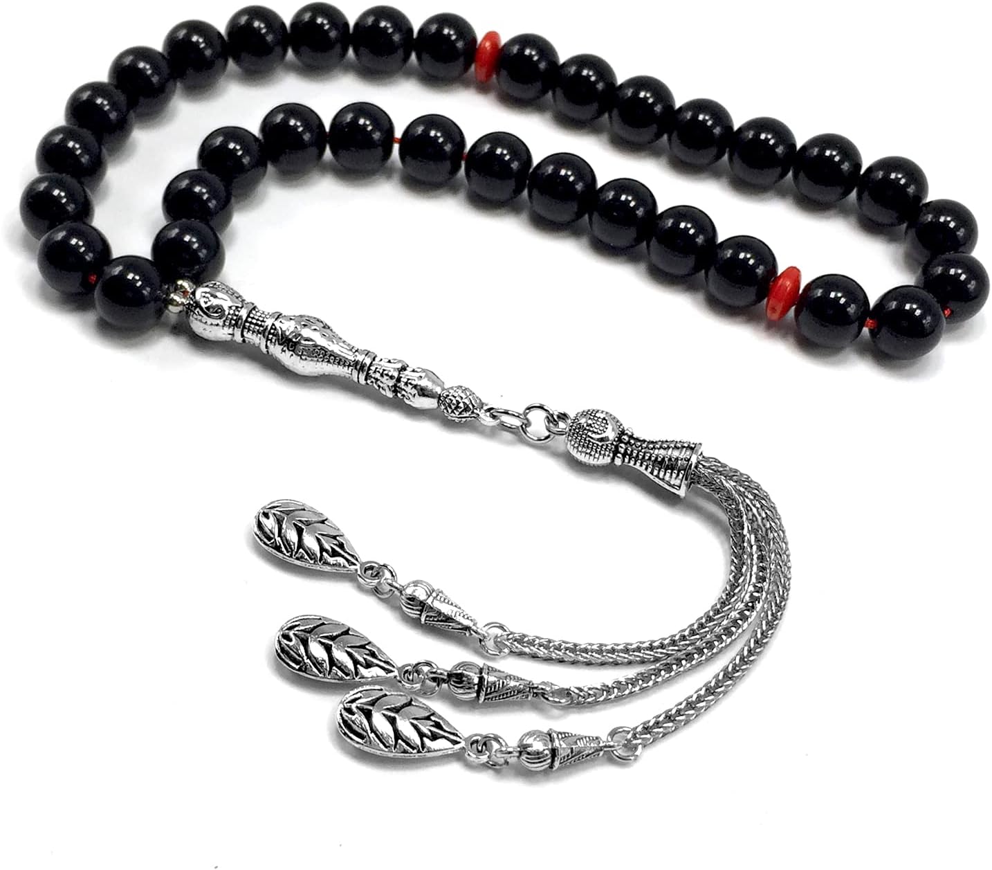 -Gentle Men Collection- Prayer Beads-Worry Beads-Tesbih-Tasbih-Tasbeeh-Misbaha-Masbaha-Subha-Sebha-Rosary (Malaysian Yellow Jade Stone -8 mm 33 beads-)