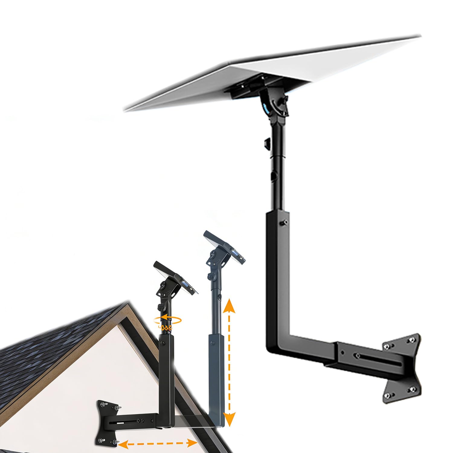 Support Starlink Gen 3 pour éviter les coupures internet avec bras 180°