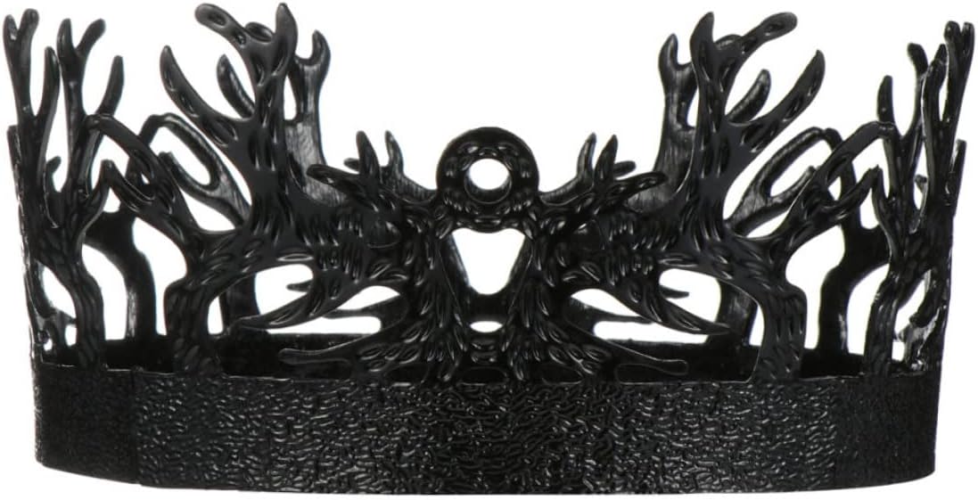 Veemoon Vintage Medieval Style Crown Headdress for Men for Birthday Celebrations Weddings Prom Cosplay