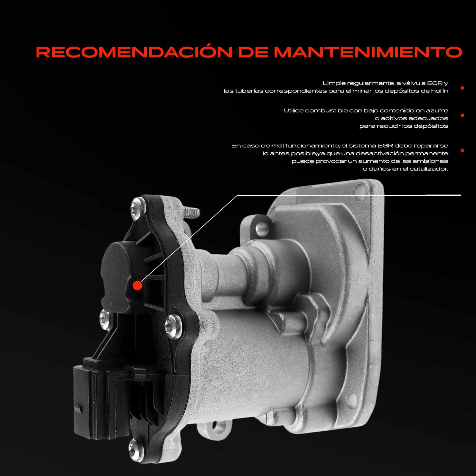 Frankberg Válvula EGR Compatible con Tourneo Connect 1.8 TDCi C-Max DM2 1.8 TDCi Galaxy WA6 1.8 TDCi Focus II Turnier DA DS FFS 1.8 TDCi Mondeo IV BA7 1.8 TDCi Replace# 4M5Q9424CD