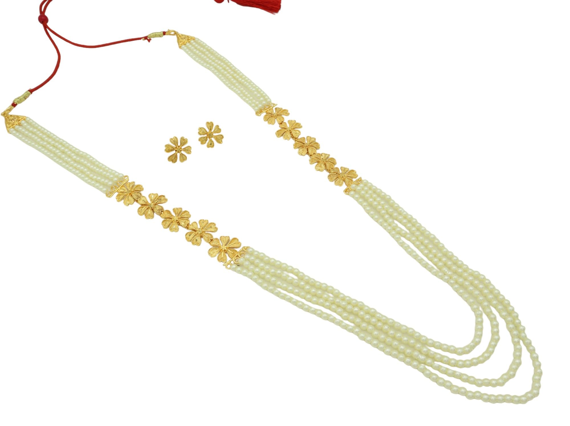 Upala Gold Plated Long Moti Lahori For Girls And Women (B0CVLCKNQT) Amazon Price History, Amazon Price Tracker
