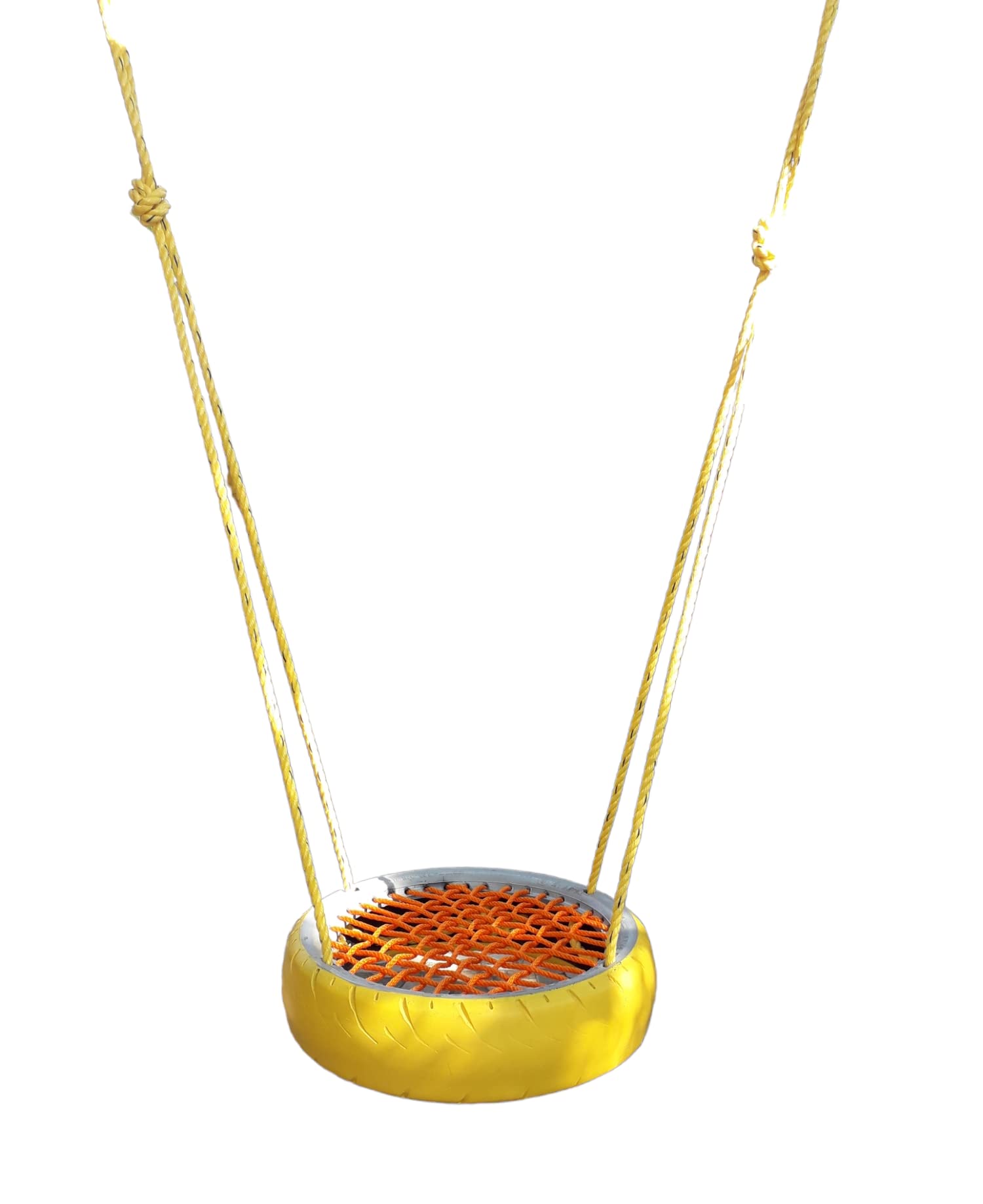 Rose Garden Art Tyre Swing For Adults Kids Home Balcony