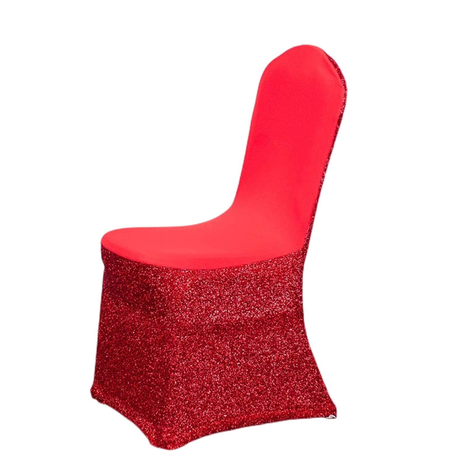 Housses de chaise Parsons rouges lot de 50 pour banquet et mariage