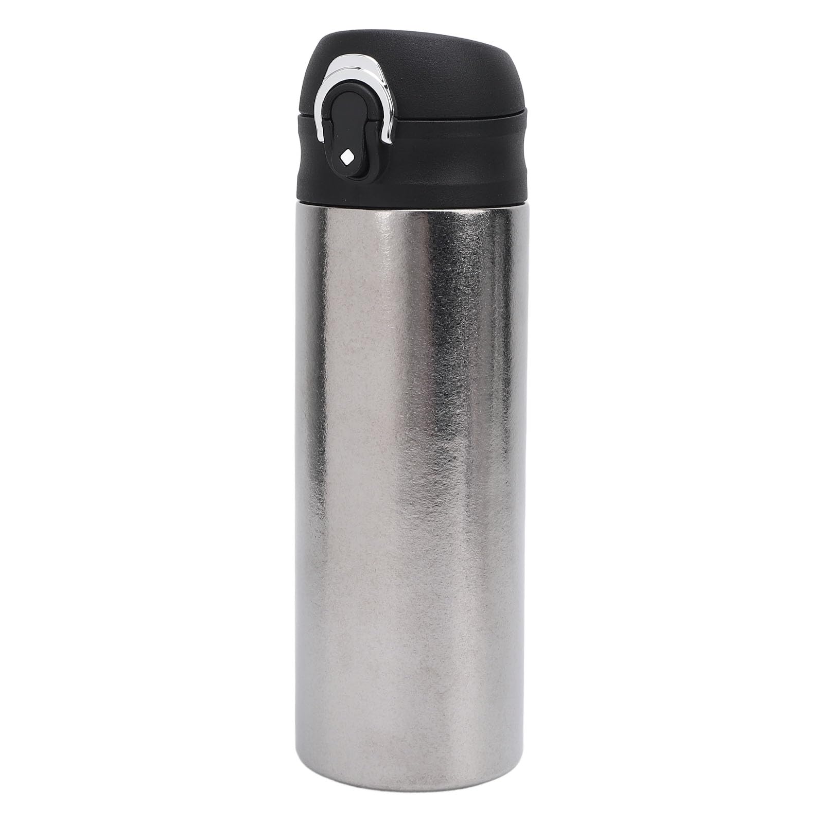 Dioche Bottle Ti Metal Pure Ti Thermobecher mit Springendem Deckel – 450 Ml Isolierte Wasserflasche für Zuhause, Geschäft und Büro
