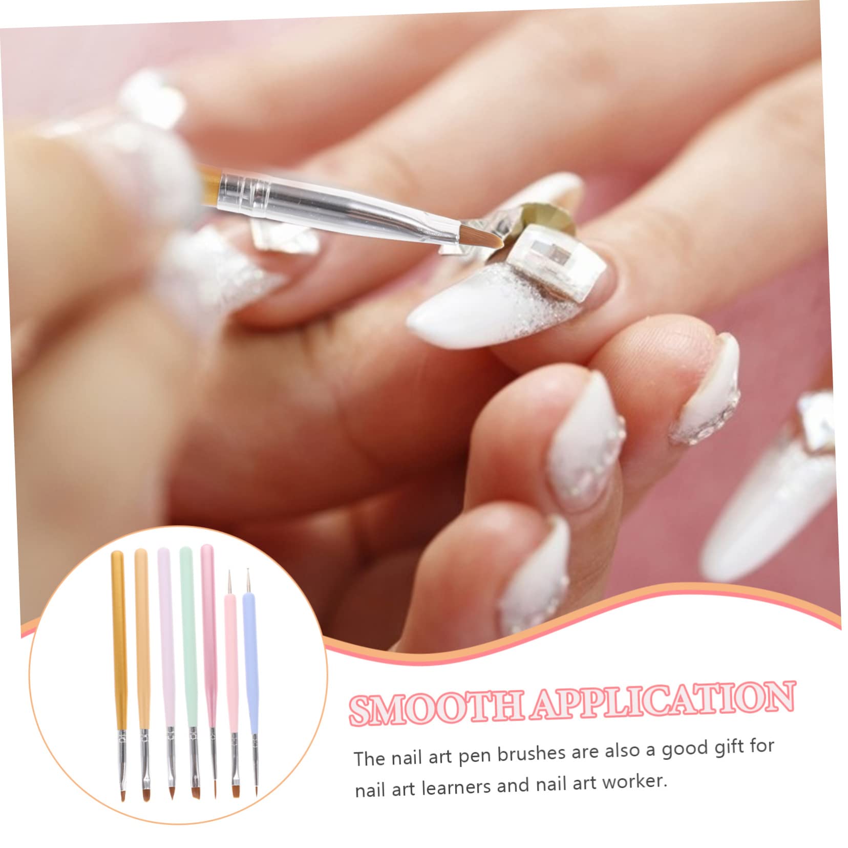 minkissy 35pezzi Pennelli Per Nail Art Pennelli Per Manicure Multiuso Con Manico Strumenti Per Decorazioni Unghie Perfetti Per Professionisti e Fai Da Te