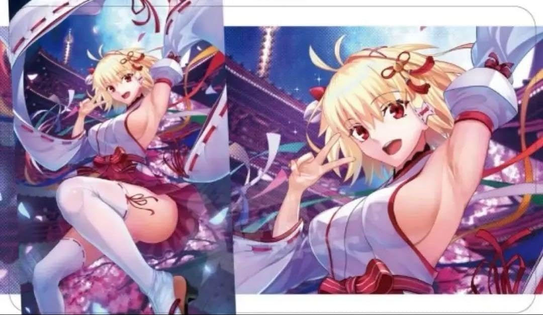 FGO プレイマット 月姫 巫女アルク ほしいろ FGO 月姫 プレイマット