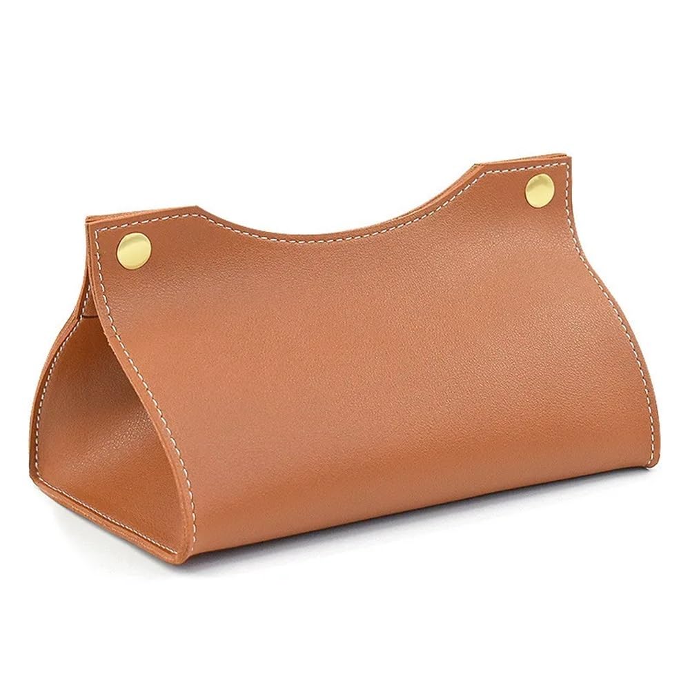 tissue box Tissue Box Holder PU Leather Organiser Home Coffee Table Desktop Simple Napkin Holders Tissue Holders(Multi-colored)