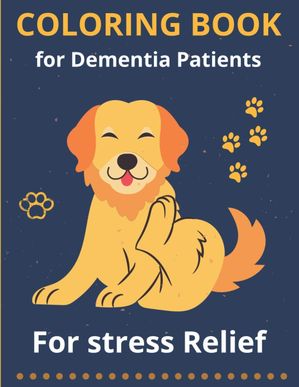 Coloring Book for Dementia Patients for Stress Relief Improve