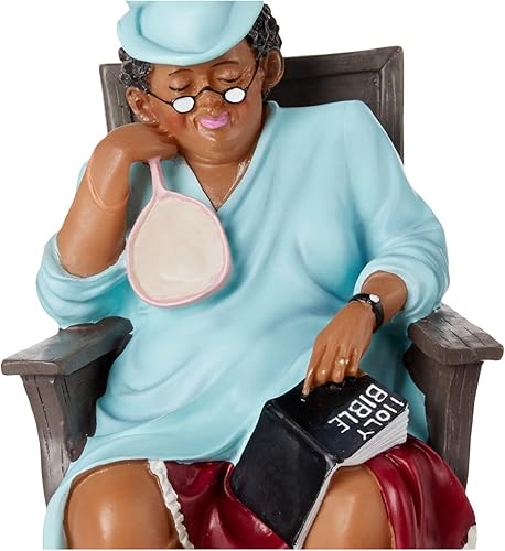 Miniatura 7 de African American Expressions - One More Day, Lord Figurine - African American Art Decor | Heartfelt Grandma Figurine for Mother's Day & Home Accents