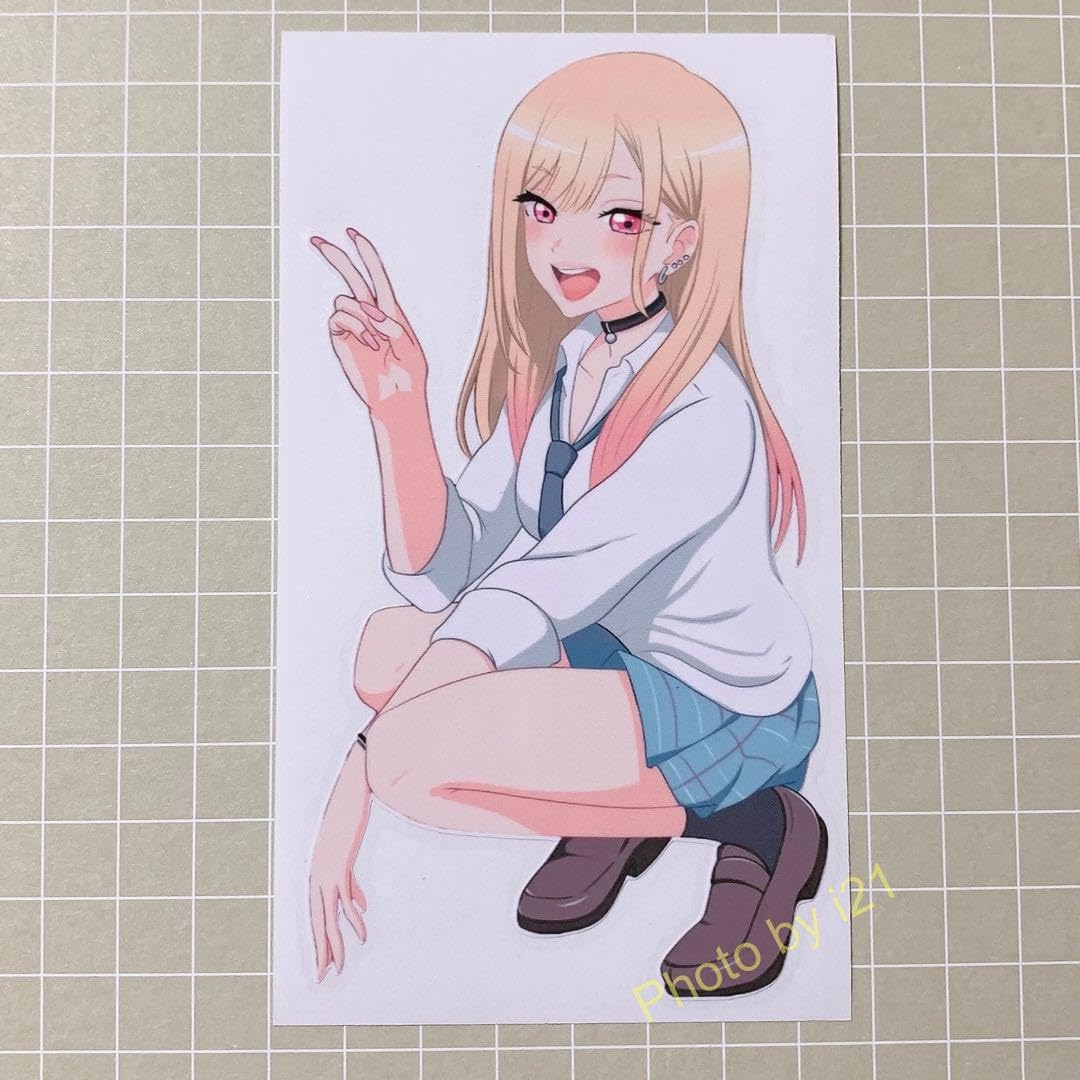 Amazon.co.jp: 着せ恋 喜多川海夢 まりん ステッカー : おもちゃ